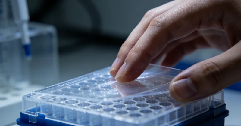 专业人士在屏幕前为咨询者解读检