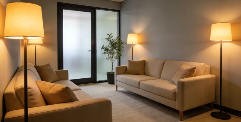 家庭医疗咨询沟通画面