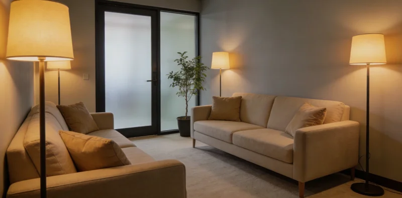 医生与患者正在讨论肺部CT影像