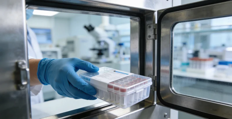 医生正在为患者解读基因检测报告