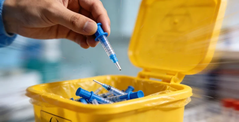 技术人员在进行样本核酸提取操作