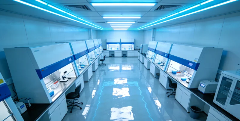 色彩丰富的肠道菌群显微镜下示意