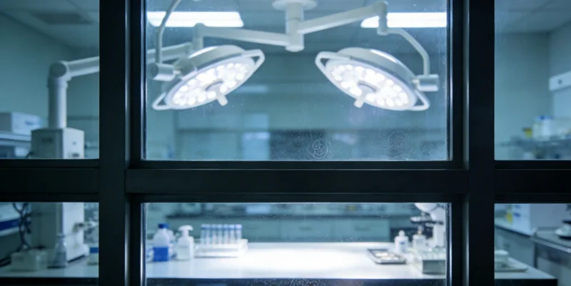 专业实验室内部，技术人员正在操