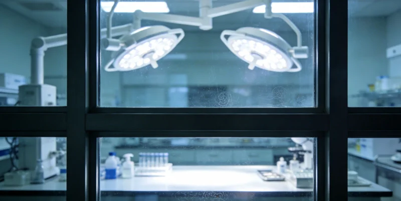 正规基因检测机构实验室内部工作场景