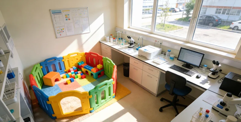 专业人士正在为家庭提供健康报告