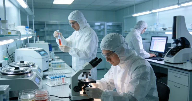 护士正在专业地进行静脉采血,背景简洁明亮