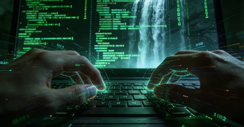 一位医生正在实验室分析基因测序