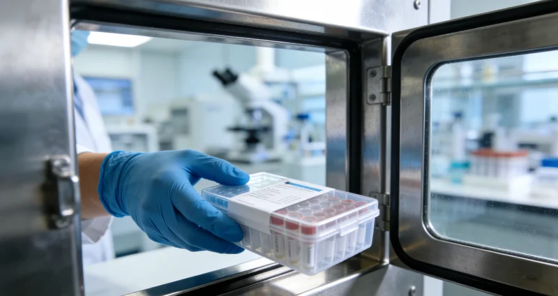 惠州市民在医院进行基因检测采样