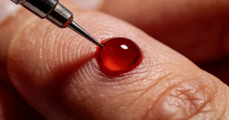 医生在诊室内为咨询者详细解读基