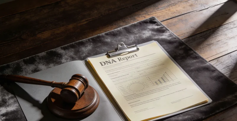 医生在诊室向咨询者家庭详细解读