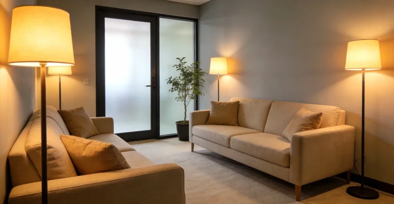 温馨家庭场景，包含开窗通风、户