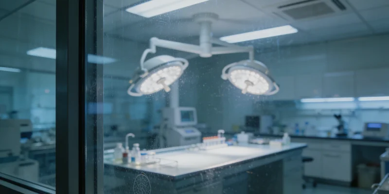 实验室内,技术人员正在操作先进