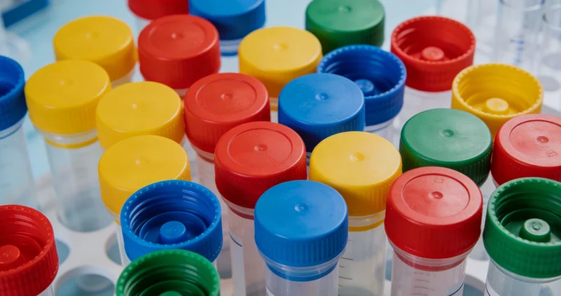 展示医院内部实验室、第三方检测中心等不同基因检测渠道特点的对比信息图