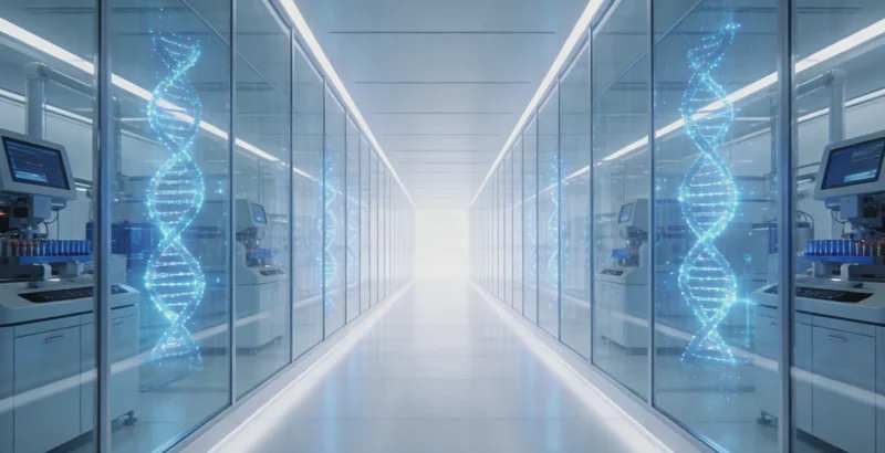 医生正在分析mNGS检测报告并