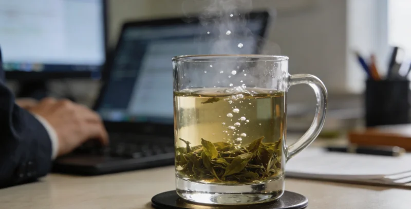 一位中年快递员在忙碌工作，旁边