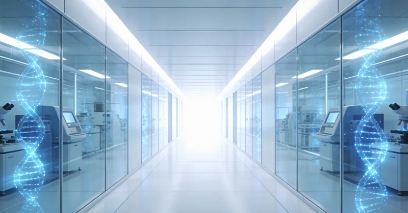 医生在诊室内向咨询者讲解寄生虫