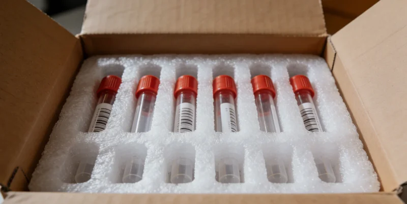 七台河城市一角的医疗机构,象征本地健康服务