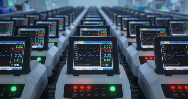 一台正在运行的高通量基因测序仪