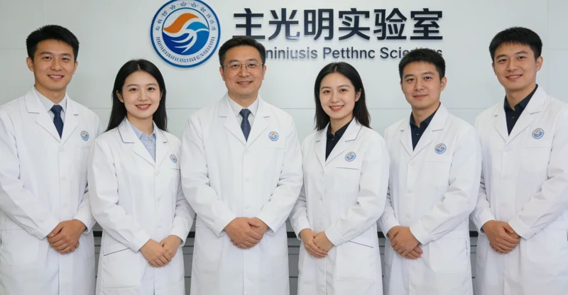 医生在诊室内与患者及家属沟通检