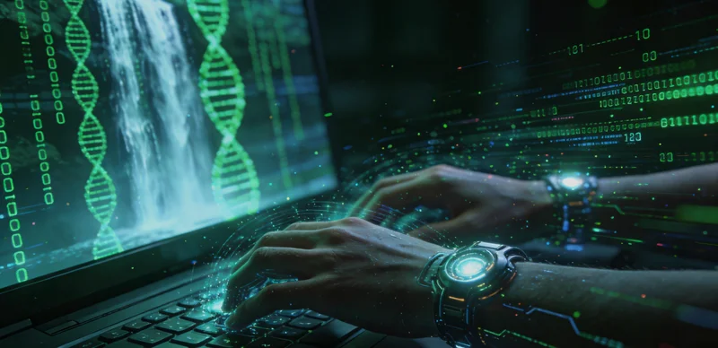 基因检测实验室工作场景