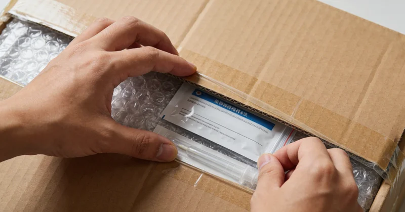 医生正在进行膝关节穿刺抽取关节