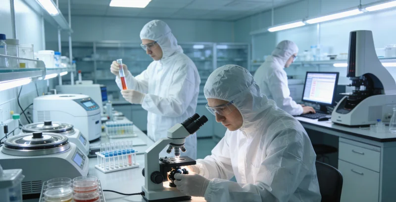 益阳某医院病理科医生正在分析检测报告