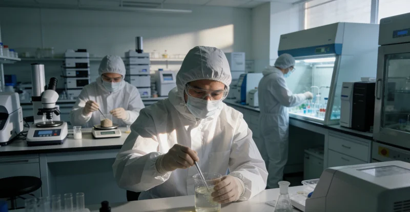 专业DNA检测实验室内部的高通