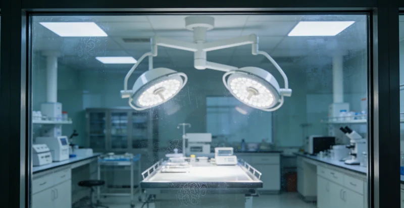 基因检测实验室内部工作场景