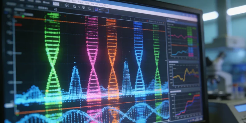 一位中年男性在查看一份图文并茂