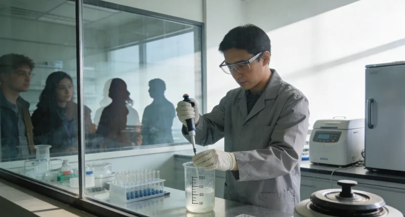 在台州本地服务点,专业人员正在为客户解读基因检测报告