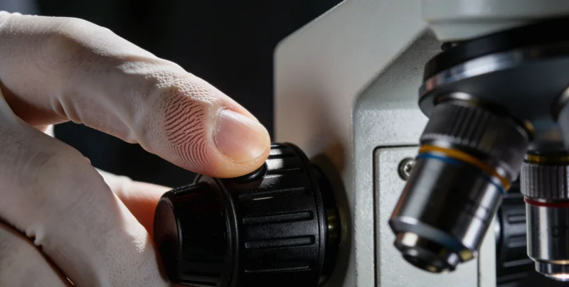 实验室内技术人员操作高端测序仪