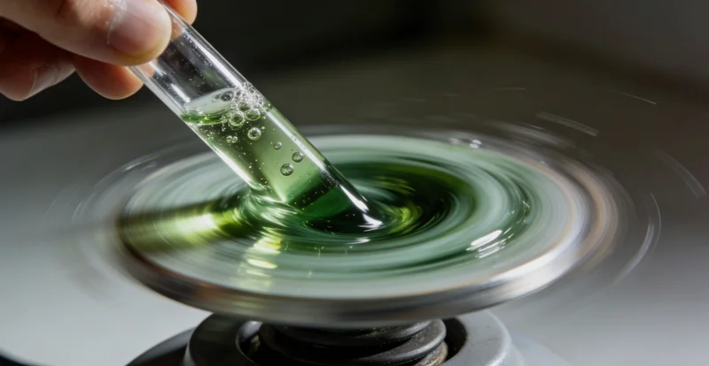 一份基因检测报告与药品摆放在一