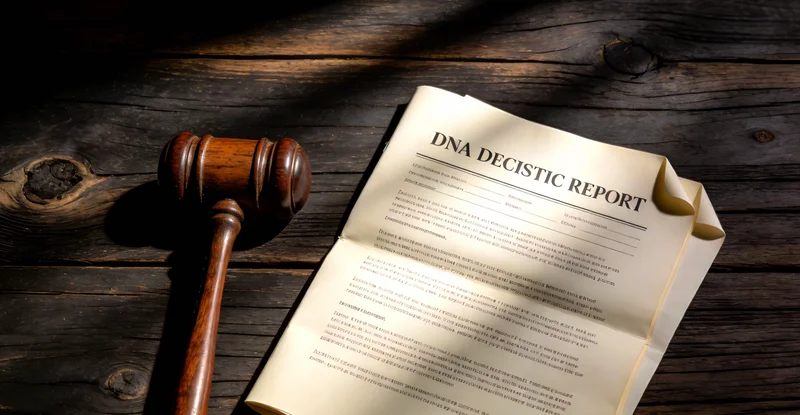 专业人士在电脑前查看和分析基因