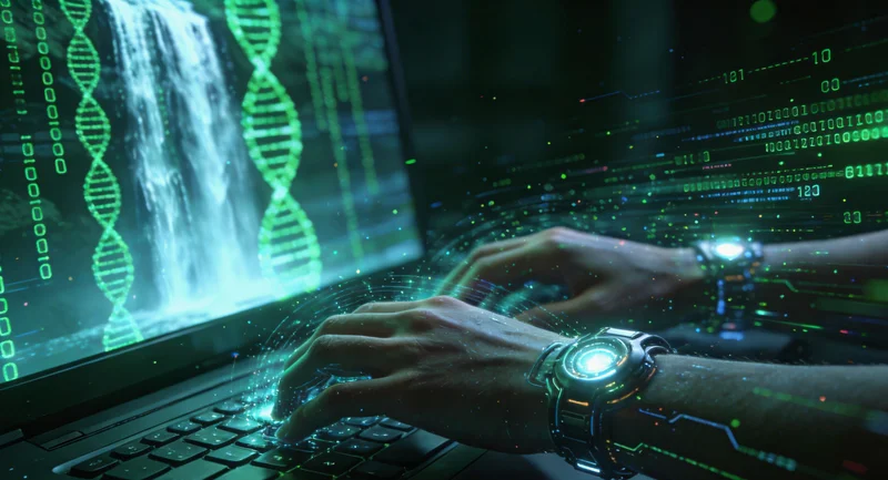 实验室内,身着白大褂的技术人员