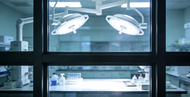 专业人员在实验室进行基因检测操作