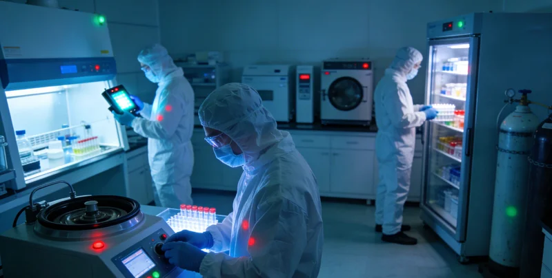 病原微生物基因检测实验室操作场