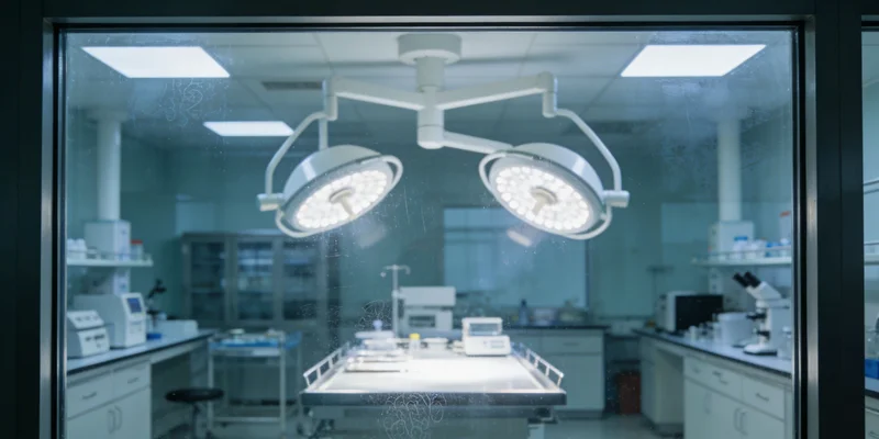 实验室人员操作精密仪器进行样本