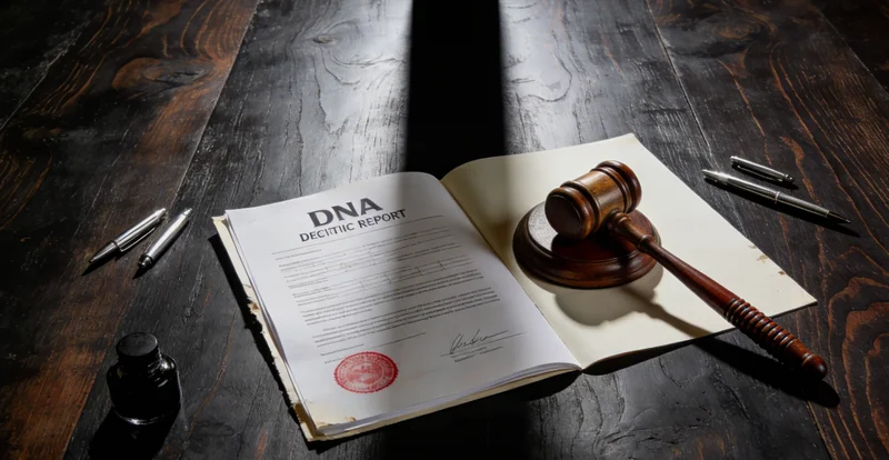 医生正在向患者解释基因检测报告内容