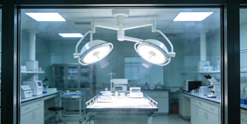 专业人员在实验室内进行样本制备