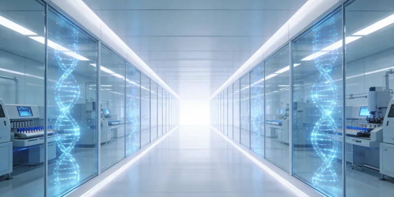 专业护士进行基因检测采样