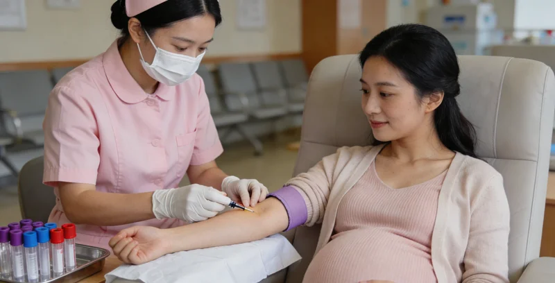 医生在诊室查看患者的胸部影像片