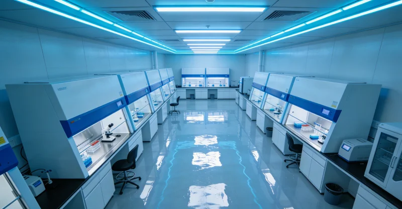 实验室技术人员正在进行关节液样