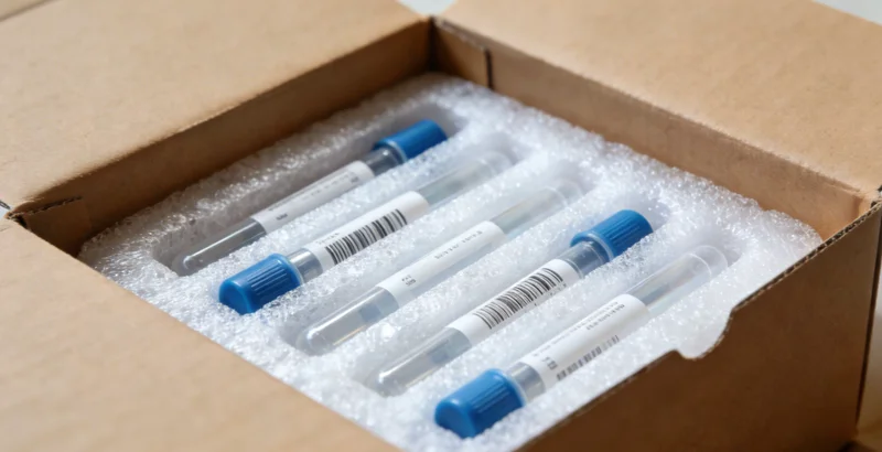 女性与医生面对面坐,正在沟通解