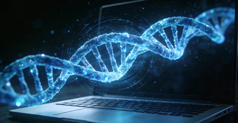 象征苏州现代医疗与基因科技结合的创意图片