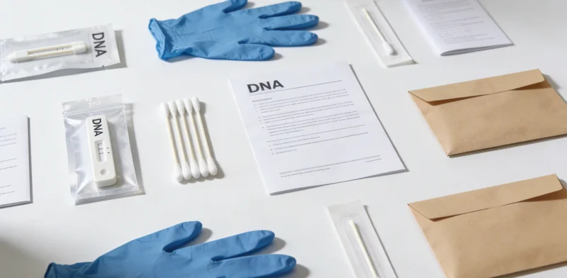 HPV居家自采样工具包展示，体