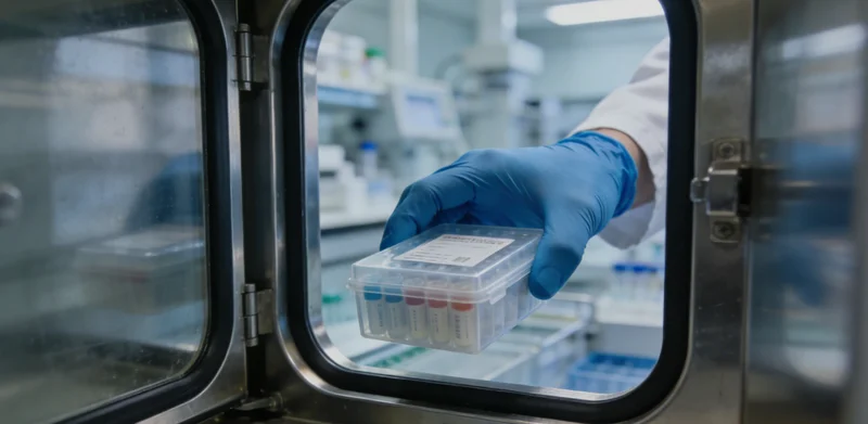 专业人士在进行基因检测报告解读咨询,体现服务的专业性