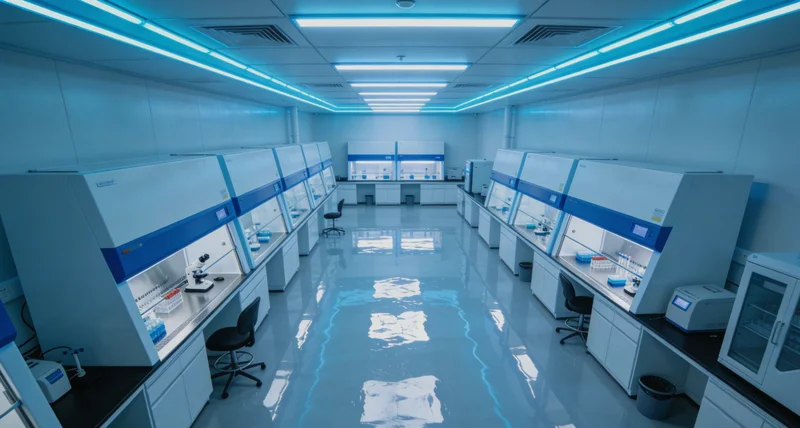 传统培养皿与高科技基因测序仪器