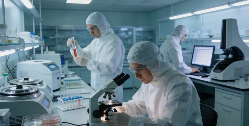 专业基因检测实验室内部环境