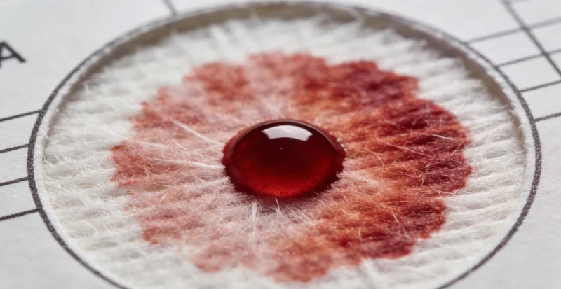 医护人员使用无菌拭子进行规范样