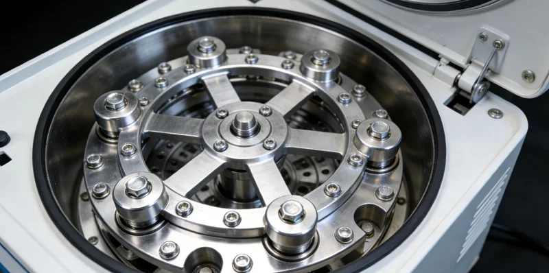 专业实验室进行基因测序的示意图